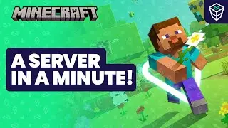 Setup MINECRAFT server in just a MINUTE! | 2024