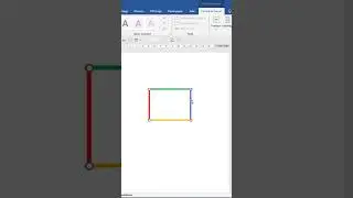 كيفية إضافة حدود بألوان مختلفة لمربع النص، الطريقة 2 #microsoft_word #texte #وورد