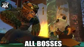 Kung Fu Panda - All Bosses + True Ending (With Cutscenes) 4K 60FPS UHD PC