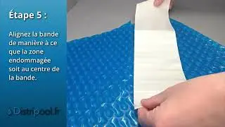 Comment réparer une bâche à bulle de piscine ?