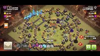 Best attack strategy on TH 12 with Blimp full of super wizards and invisible spells .