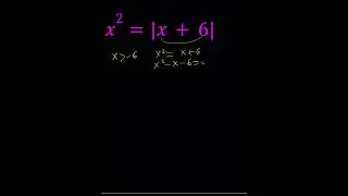 Let's Solve An Absolute Value Equation #math #algebra #absolutevalue