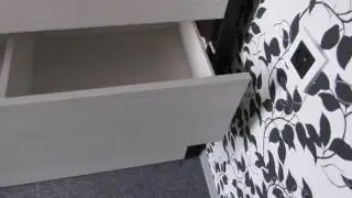 Черно белый камод
