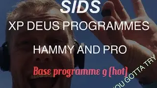 XP Deus v5.2 Sids settings ,(base prog hot)  metal detecting