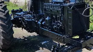 Пайка пластика 3D ручкой, покраска трактора МЛкой вика в черный глянец.