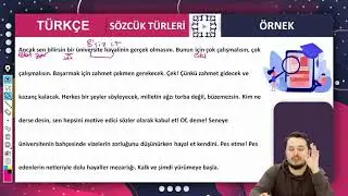 Sözcük Türleri Konusu