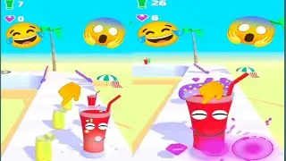 Juice Run Satisfying Gameplay ||Juice Run Satisfying Games_Juice Run Game#juicerun#short#shape#fruit