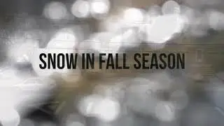 Snow during Fall Season 2019 -Timelapse video #season