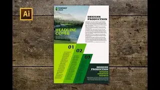 How to make Flyer Design in Illustrater by graphics designs