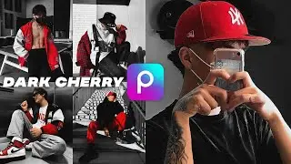 🍒 Cómo EDITAR fotos en PICSART - DARK CHERRY PRESET | PIXEEL