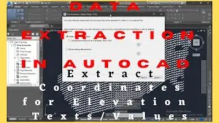 Data Extraction in AutoCAD | Data Extraction to Excel | 