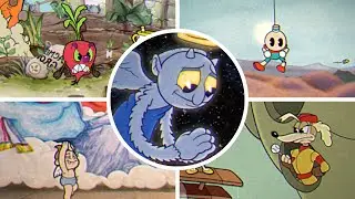 Cuphead - All Secret Boss Phases + Devil and Angel Boss Fight