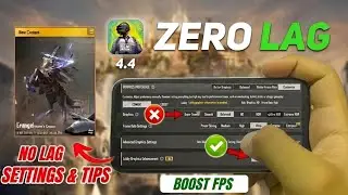 4.4 Update Lag Fix Trick ✅| Fix It With These Settings