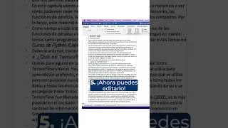 Edita tu PDF en Word! 😱