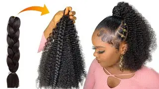 Curly Updo Using Expression Braid Extension