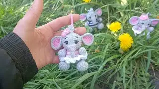 Amigurumi Elephant Crochet | Elephant Keychain Tutorial 