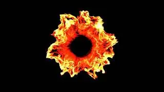 Fire Shockwave VFX effect black screen