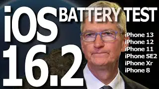 iOS 16.2 Battery Life / Battery Drain / Battery Performance Test.