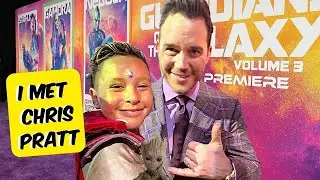 I got to meet the CAST OF  Guardians of the Galaxy!!