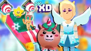 PK XD ОБНОВЛЕНИЕ Новый год - Ледогонка Паркур Колесо обозрения 