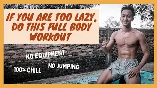 FULL BODY WORKOUT AT HOME (no jumping, no equipment)