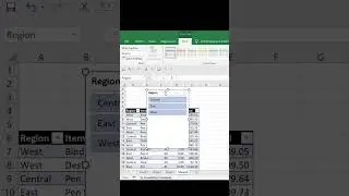 Excel Slicer to Enhance Data Visualization and filtering #ExcelSlicer #excel