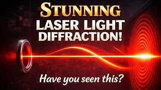 Laser light bending?! See diffraction in action🤯