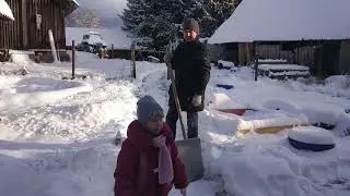 Зима заявила о своих правах! // Приколы в деревне//