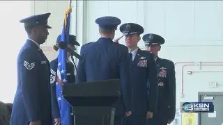 Change of command at McConnell Air Force Base