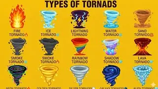 Unbelievable Tornado Types – Fire, Ice, Lava & Galaxy Tornado