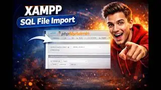 IMPORT SQL FILE IN XAMPP 👍
