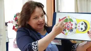 Видеоурок 71. Курс Полезные советы. Мастер-классы. Мастер-класс по росписи семёновской матрёшки.