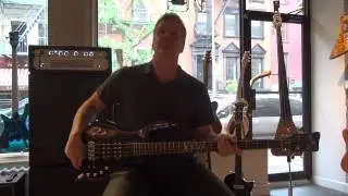 Warwick Endorser Jason Scheff (Chicago) In NYC Showroom