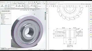 CÓMO HACER UN CORTADOR WOODROFF EN SOLIDWORKS CAD 98