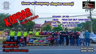 kopdar wajib bulanan timor-er chapter mesuji