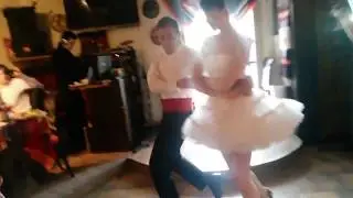 Wedding mini dress dance