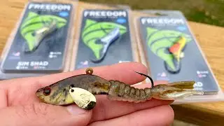 NEW Ice Fishing Lure - Freedom Tackle Sim Shad!