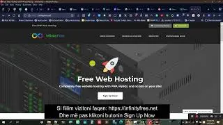 Ngarkimi i faqes online në InfinityFree.net