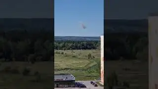 Сбили Украинский беспилотник в Нижнекамске 23.05.2024 13:50 момент поражения дрона
