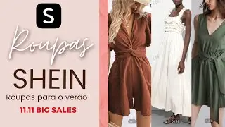 Recebidos SHEIN - Roupas de viscose, algodão e linho para arrasar no Verão|  SHEIN 11.11