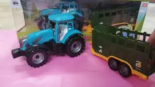 Игровой набор Синий Трактор с прицепом🚜
