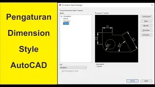 Pengaturan Dimension Style Autocad I Jago Autocad