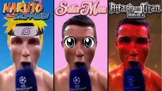 Christiano Ronaldo Siuuu but famous anime openings
