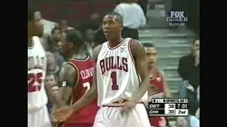 Rookie Jamal Crawford Hits His Season High (17 pts, 4 threes vs. Pistons)