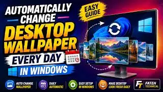 How To Change Wallpaper Daily Automatically in Computer/Laptop