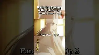 Rank The Anime Opening Without Knowing The Next One! #anime #animemusic #parati #shorts #opening