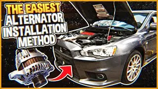 Evo X Battery Light In-Dash?  How To Swap an Evo X Alternator