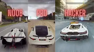 Asphalt 9 Noob vs Pro vs Hacker