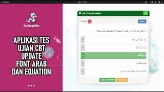 APLIKASI UJIAN CBT UPDATE FONT ARAB DAN EQUATION - FREE DOWNLOAD