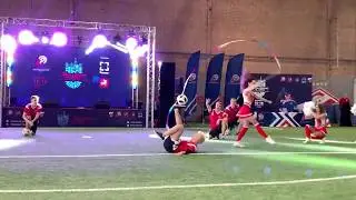 Черлидеры Эклипс и Freestyle sport в манеже Спартак